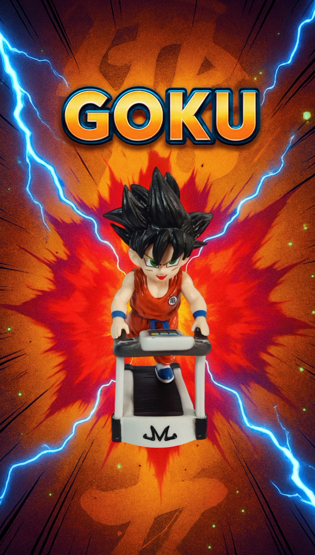 Dragon Ball Goku Training Figure –Collectible