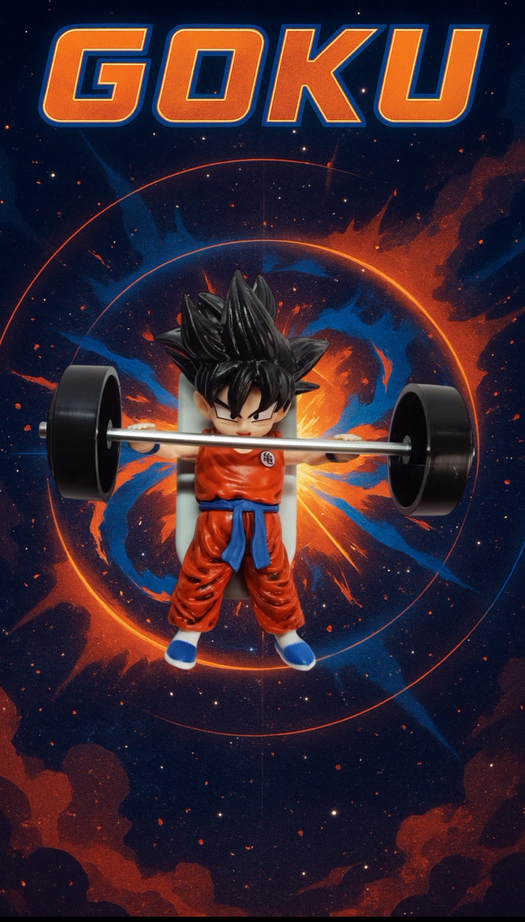 Dragon Ball Kid Goku Weightlifting Collectible Figure