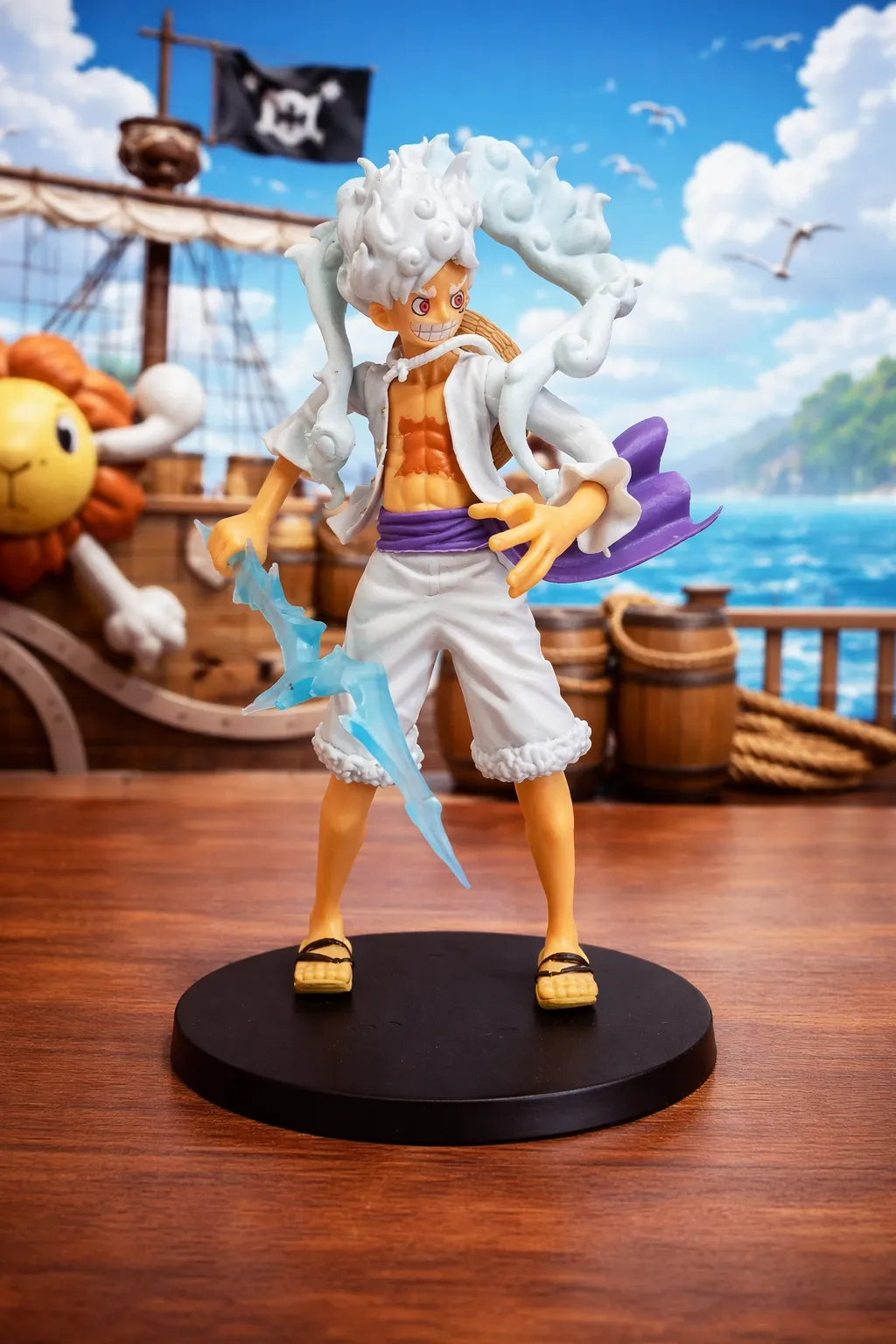Gear 5 Luffy Action Figure 19 cm – One Piece Anime Collectible Statue