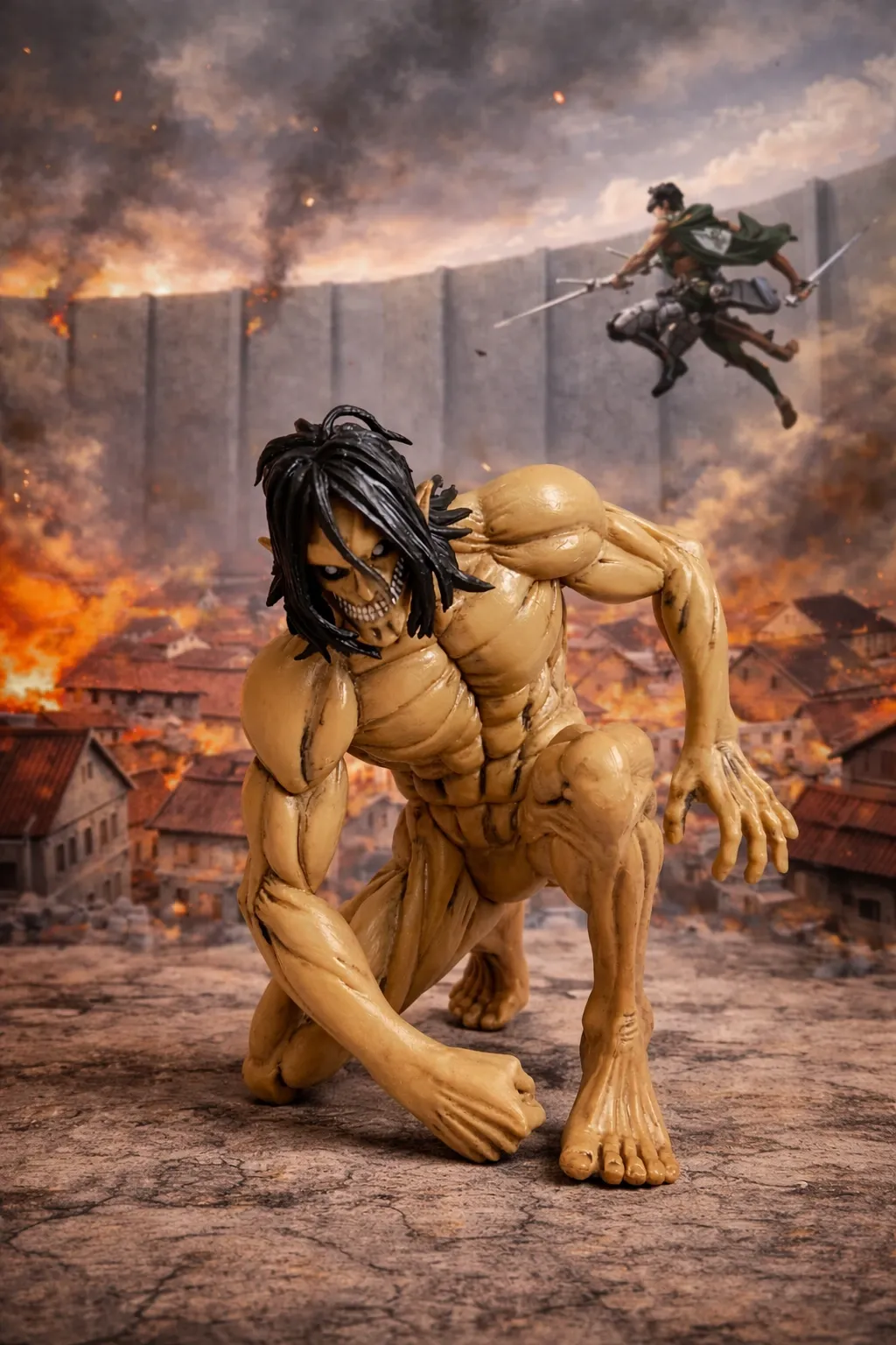 Attack On Titan Action Figure 15 cm – Eren Titan Form Anime Collectible Statue