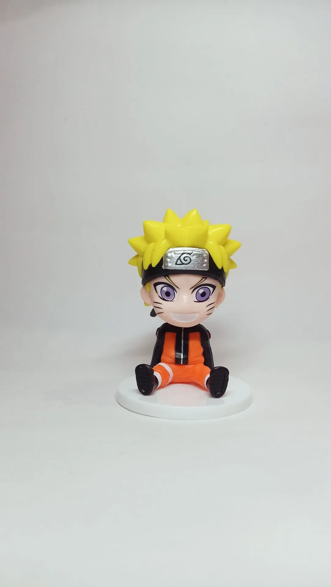Naruto Uzumaki Mini Sitting Action Figure 8 cm | Cute Chibi Anime Collectible from Naruto