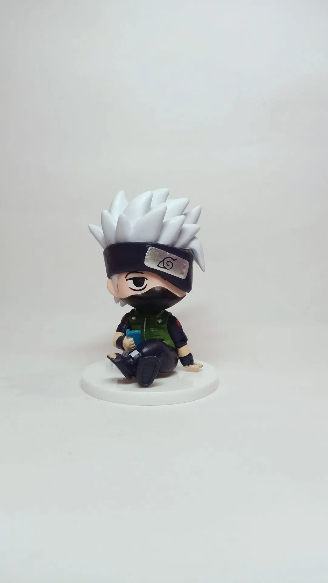 Kakashi Hatake Mini Sitting Action Figure 8 cm | Cute Chibi Anime Collectible from Naruto