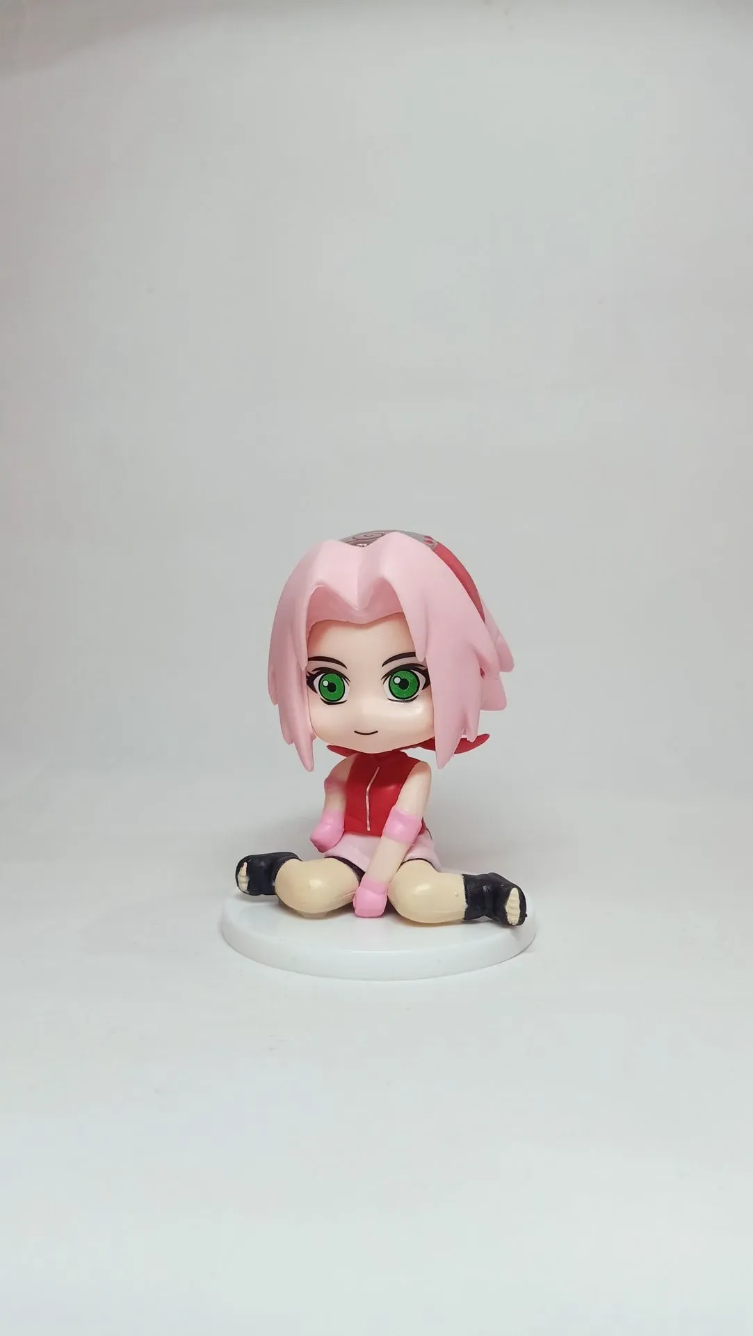 Sakura Haruno Mini Sitting Action Figure 8 cm | Cute Chibi Anime Collectible from Naruto