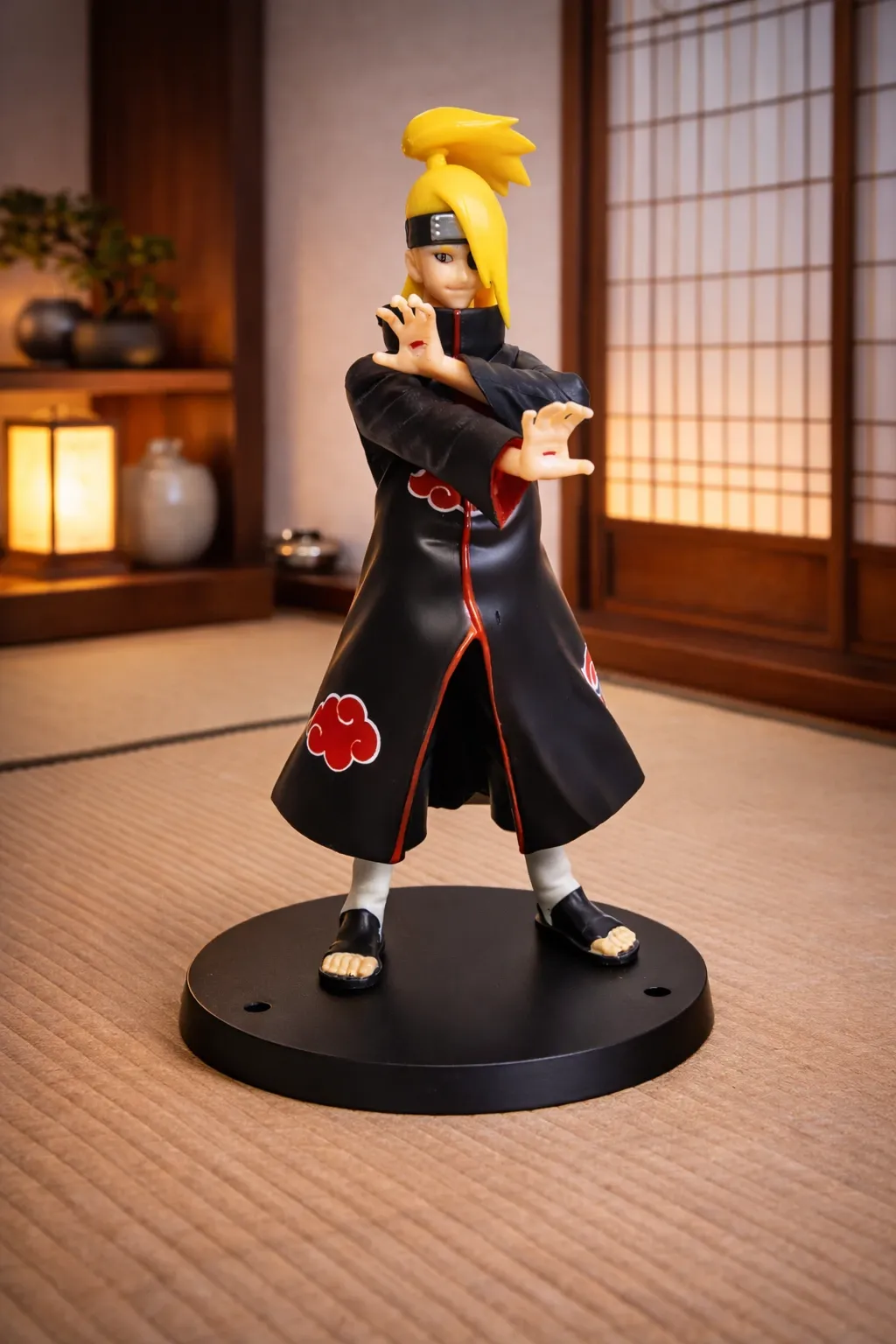 Deidara Anime Action Figure 20 cm | Naruto Shippuden Akatsuki Collectible Statue