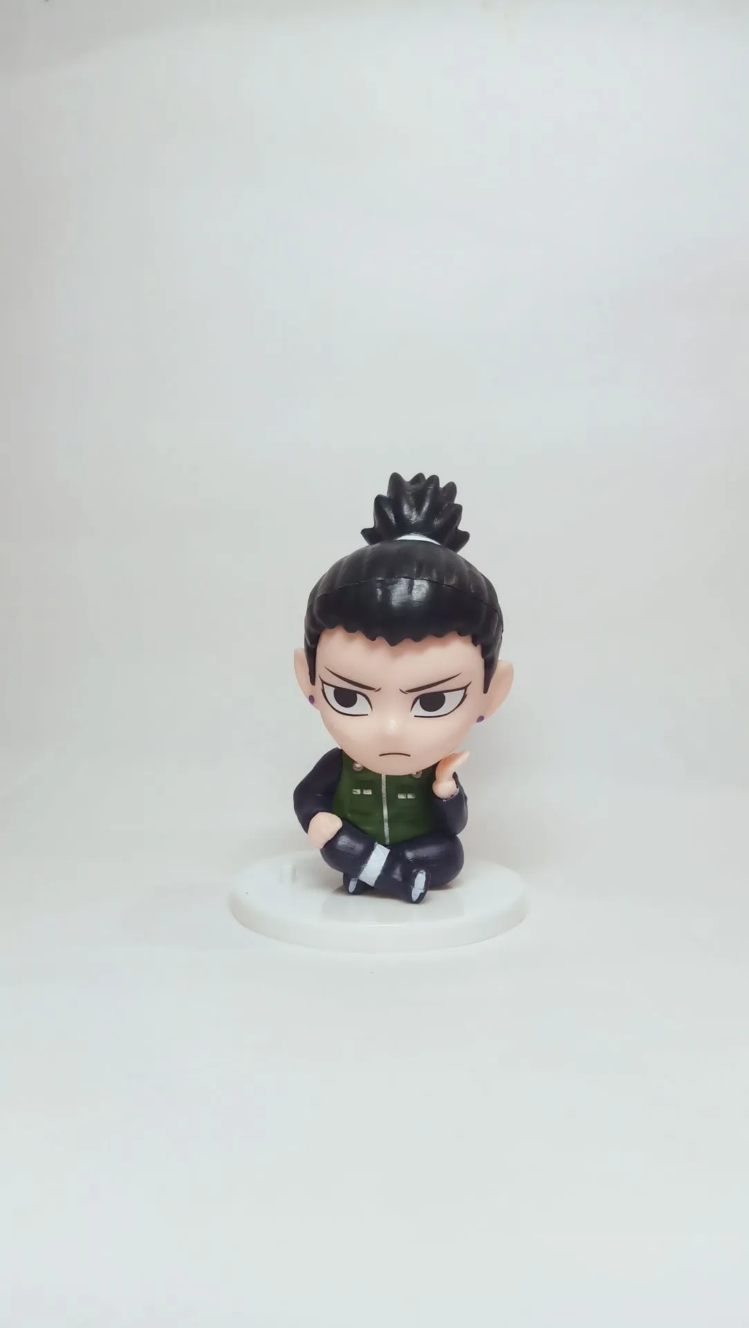 Anime Chibi Shikamaru Figure – 8 cm Mini Collectible | Cute Sitting Pose